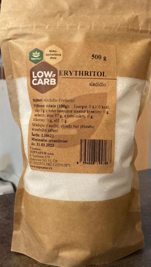 Fotografie - Erythritol LowCarb Topnatur