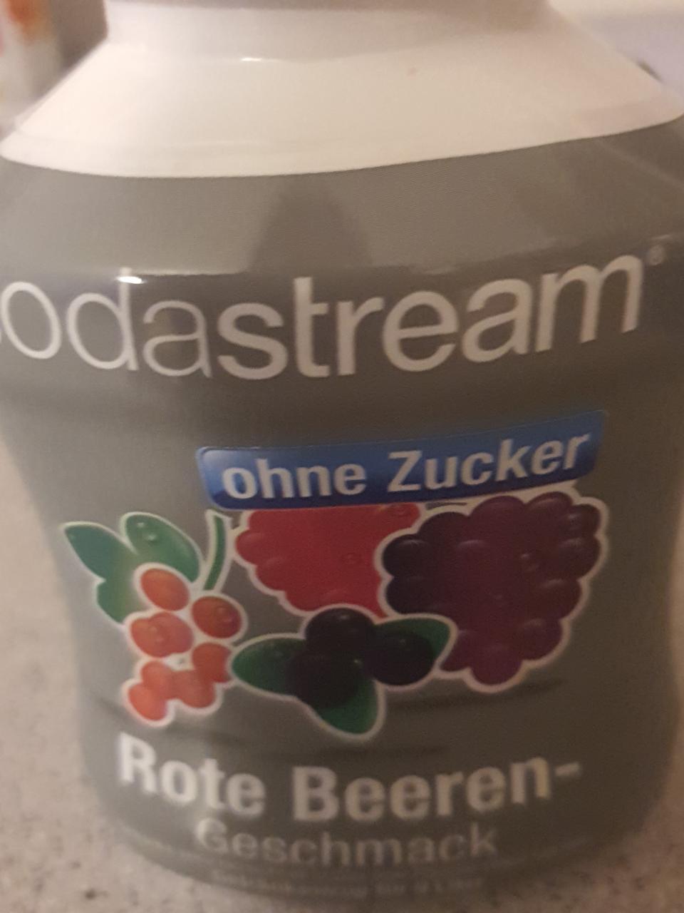 Fotografie - Rote Beeren-Geschmack ohne Zucker SodaStream