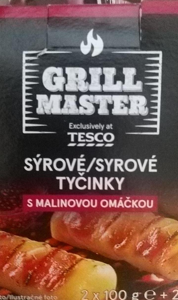 Fotografie - Grill master Sýrové tyčinky s malinovou omáčkou Tesco