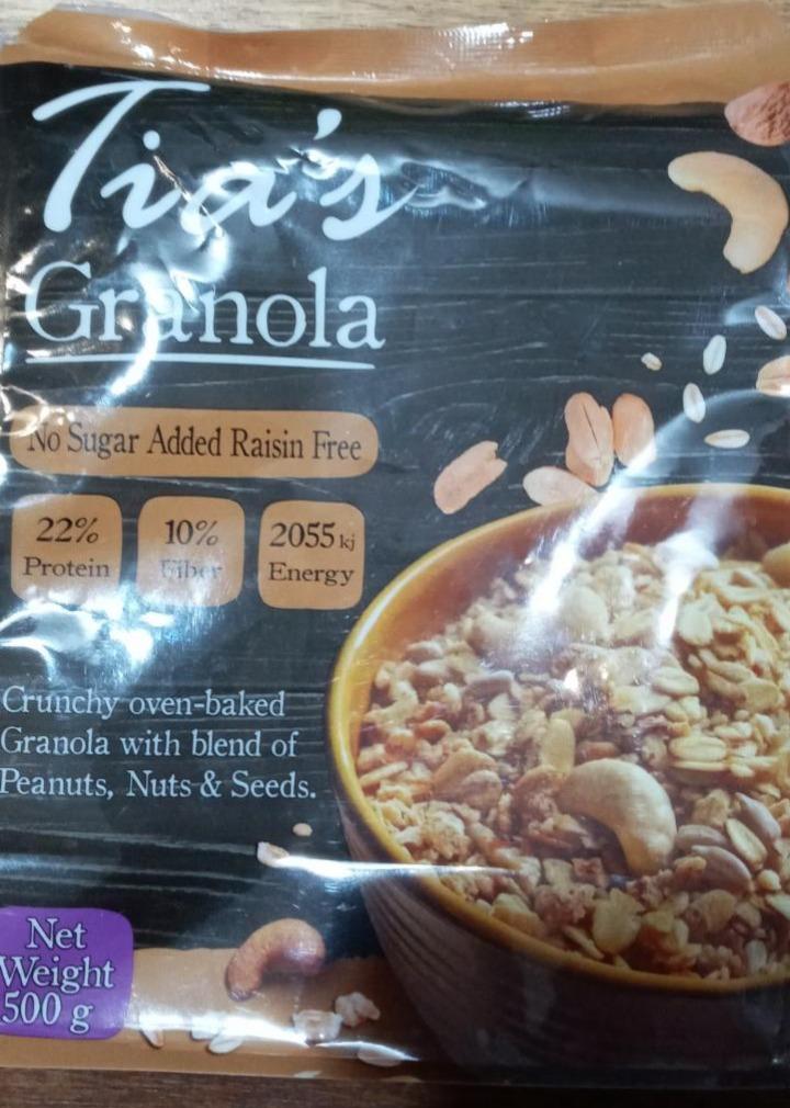 Fotografie - Granola No Sugar Added Raisin Free Tia's