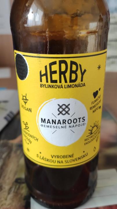 Fotografie - Manaroots bylinková limonáda Herby