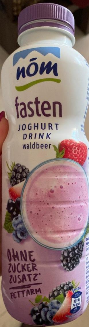 Fotografie - Fasten Joghurt Drink Waldbeer Nöm