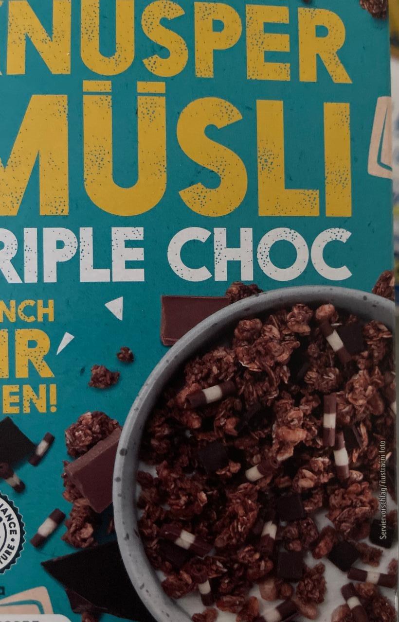 Fotografie - Knusper Müsli Triple Choc Globus