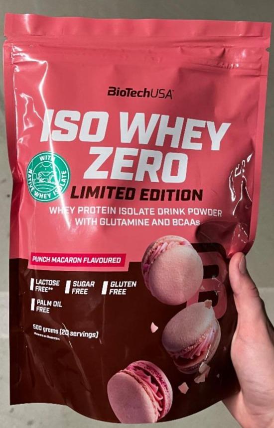 Fotografie - Iso Whey Zero Punch Macaron flavoured BioTechUSA