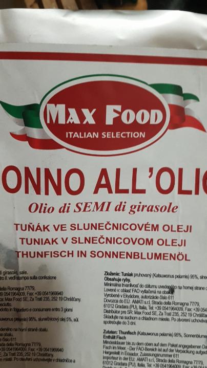 Fotografie - Tonno all' olio Max food