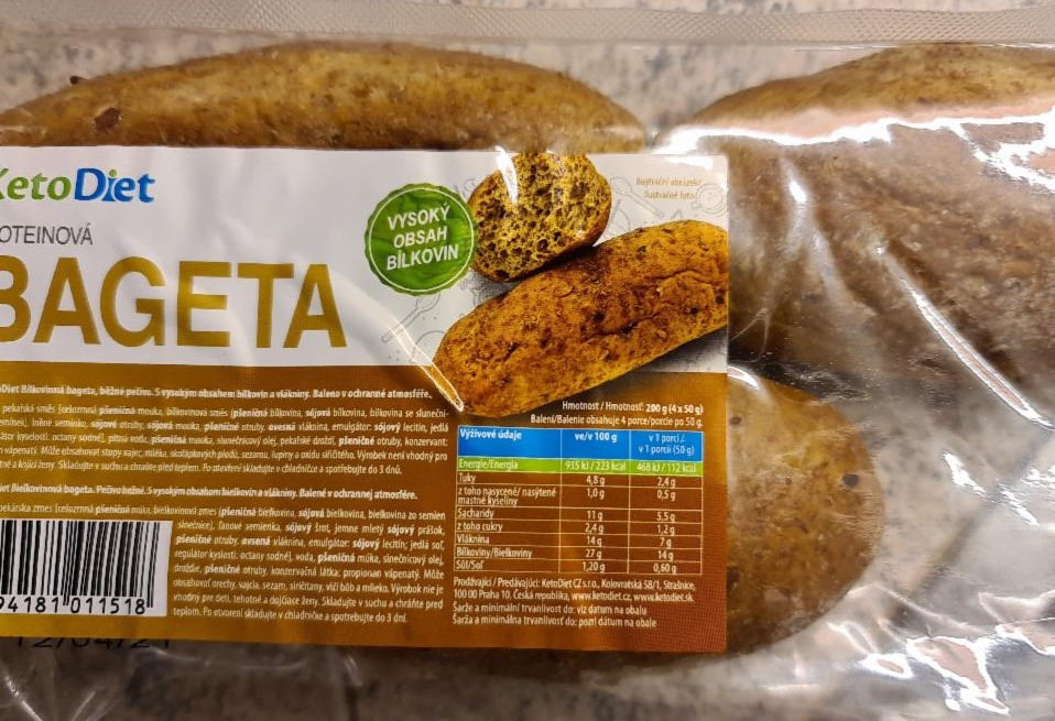 Fotografie - Proteinová Bageta KetoDiet