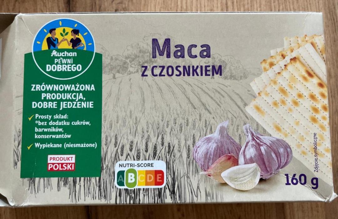 Fotografie - Maca z czosnkiem Auchan Pewni Dobrego