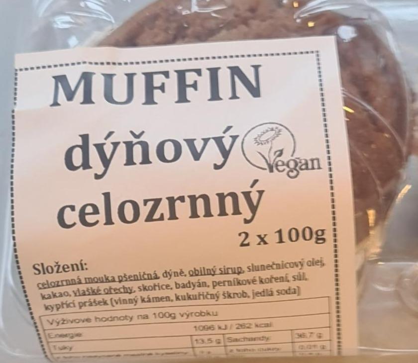 Fotografie - Muffin dýňový celozrnný