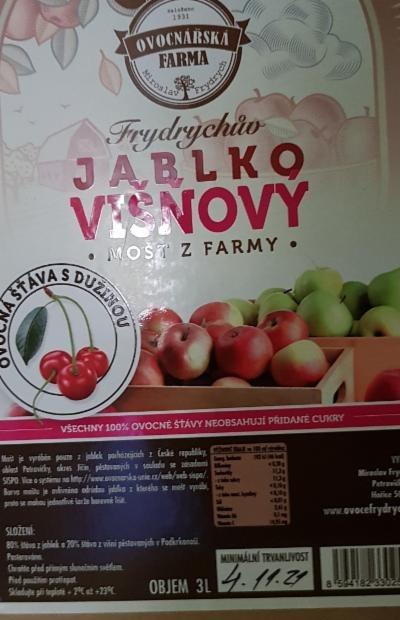 Fotografie - Frydrychův jablko višňový mošt z farmy