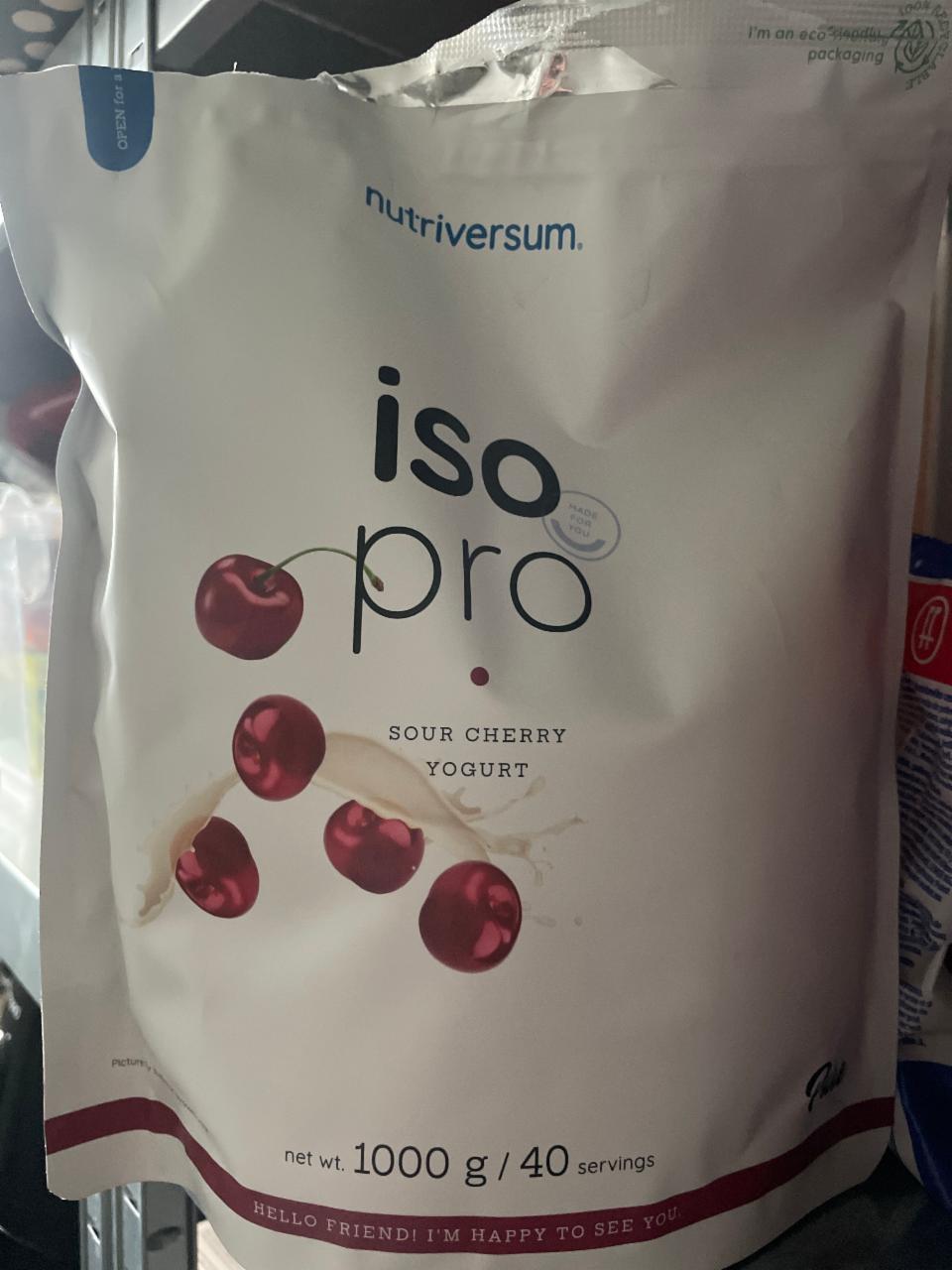 Fotografie - Iso pro sour cherry Nutriversum