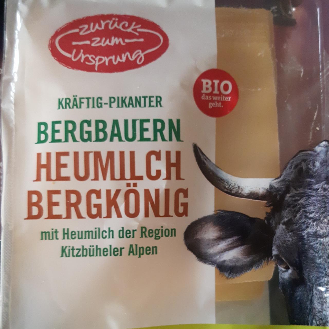 Fotografie - Bergbauern Heumilch Bergkönig Zurück zum Ursprung