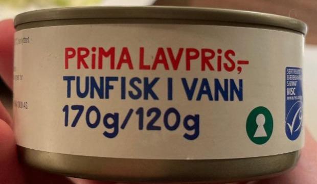 Fotografie - Tunfisk i Vann Prima Lavpris