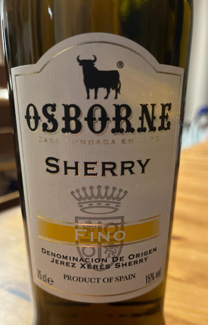 Fotografie - Osborne Sherry Fino