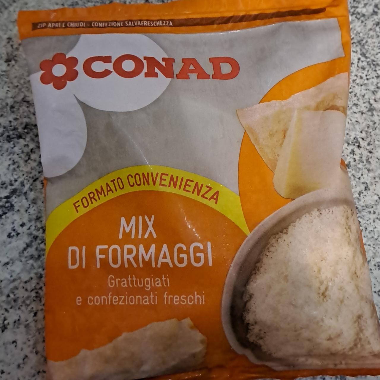 Fotografie - Mix di Formaggi Grattugiati Conad