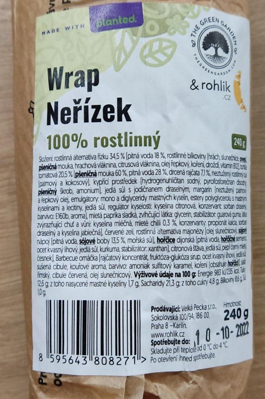 Fotografie - Wrap Neřízek The Green Garden Rohlik.cz