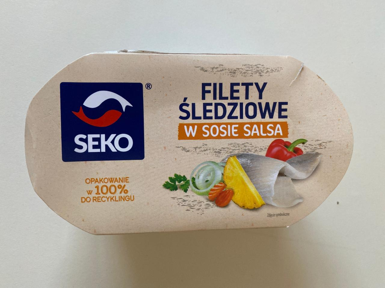 Fotografie - Filety śledziowe w sosie salsa Seko