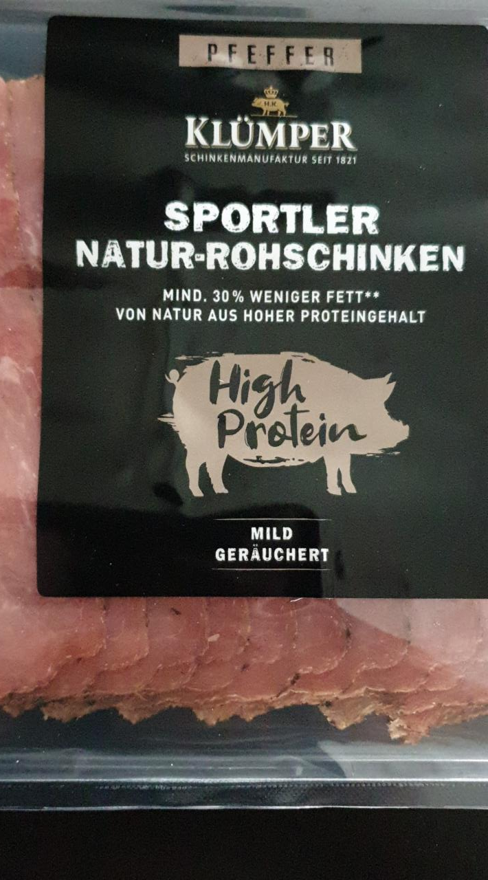 Fotografie - Sportler Natur-Rohschinken High Protein Klümper