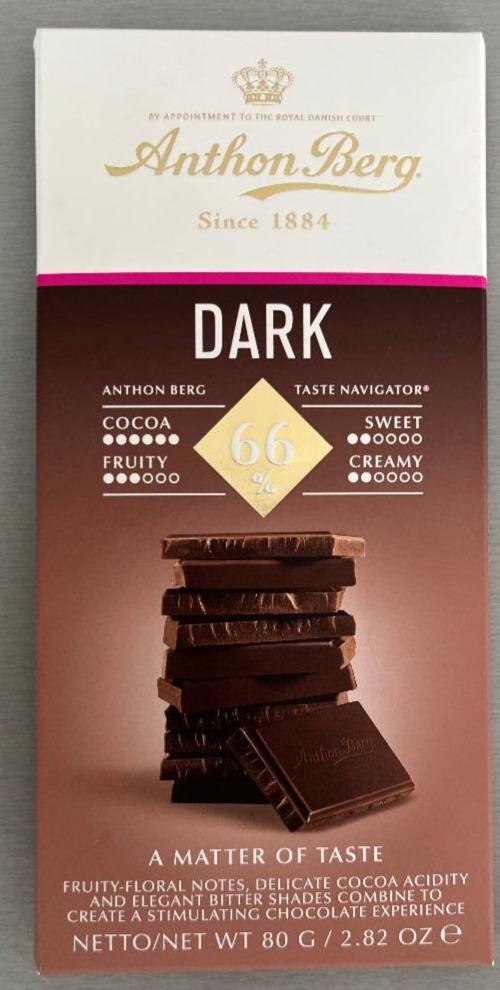 Fotografie - Dark 66% cocoa Anthon Berg