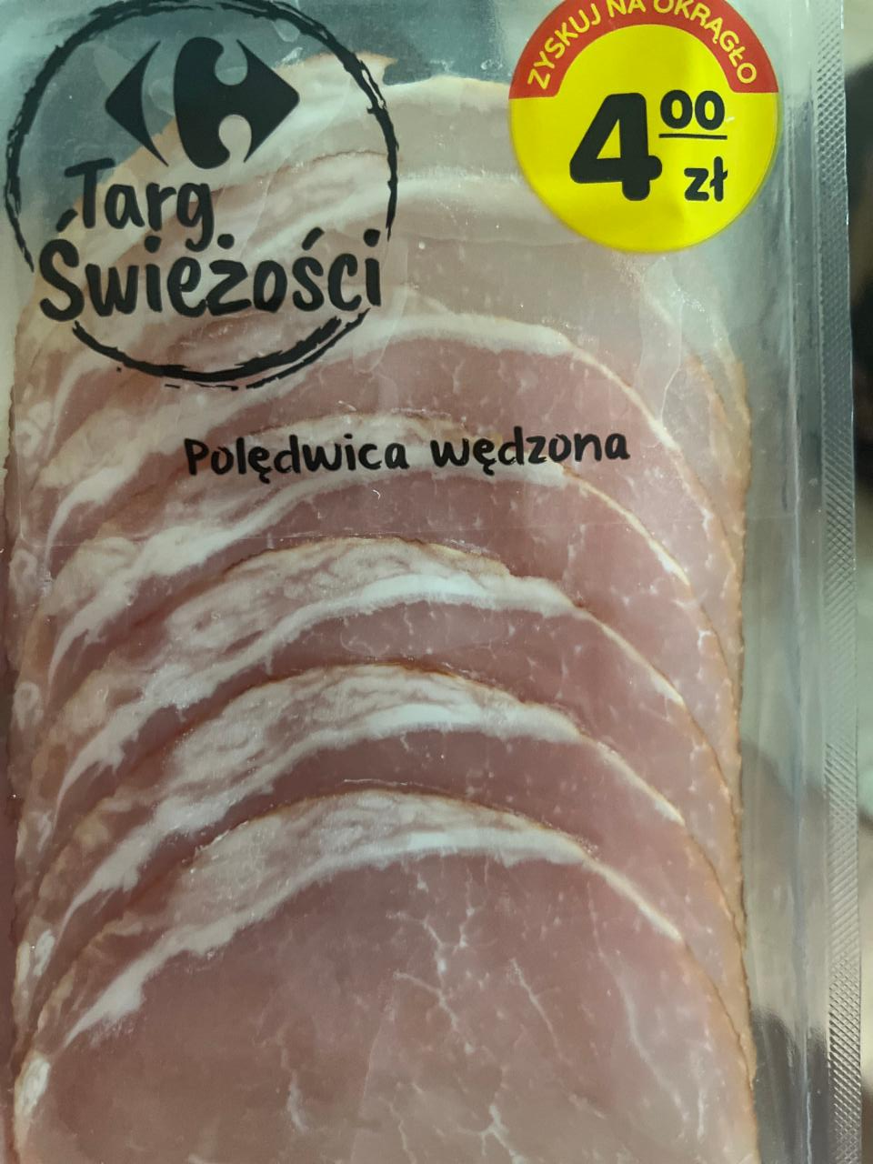 Fotografie - Targ Świeżości Polędwica wędzona Carrefour