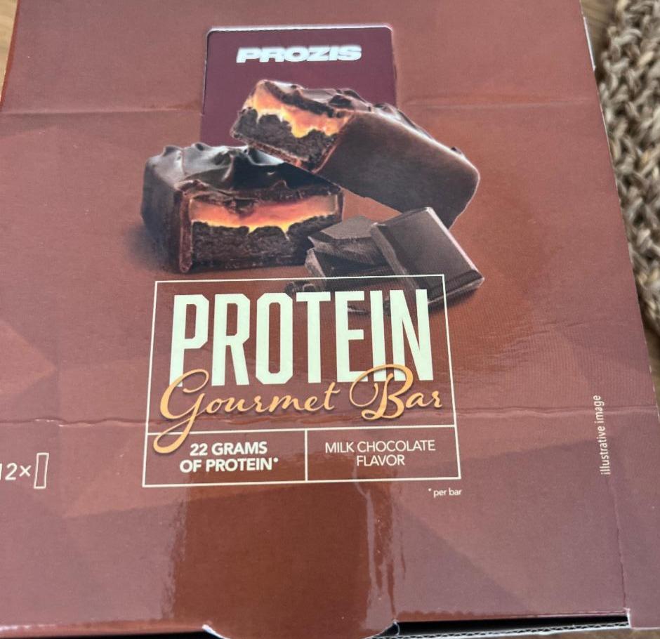 Fotografie - Protein Gourmet Bar Milk Chocolate Flavor Prozis