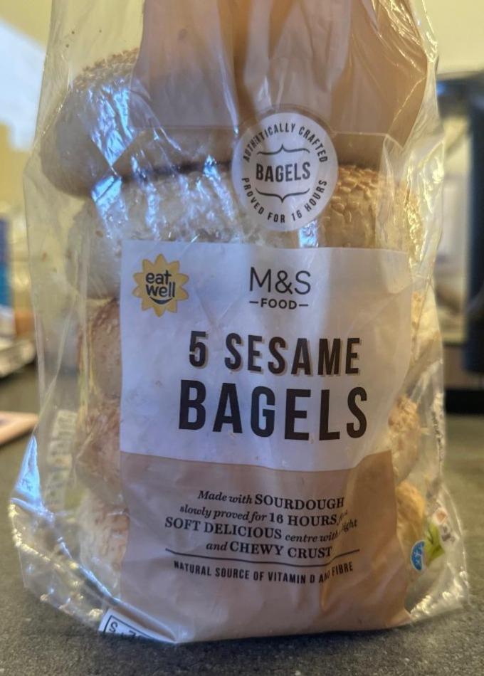 Fotografie - Sesame Bagels M&S Food