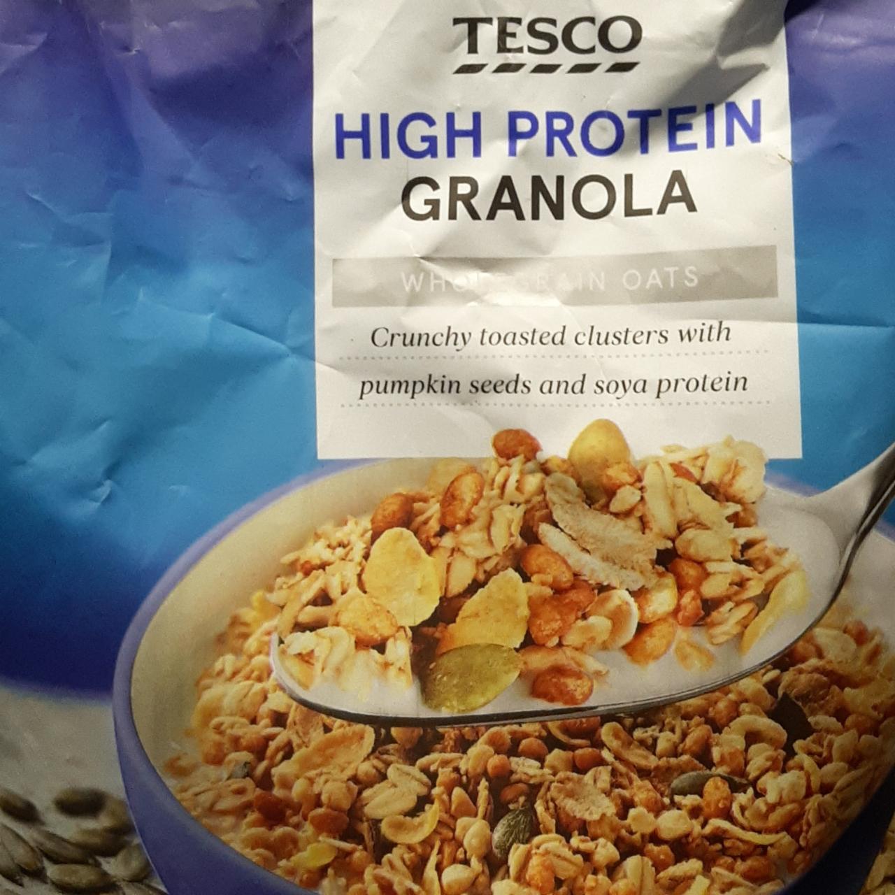 Fotografie - High Protein Granola Wholegrain Oats Tesco