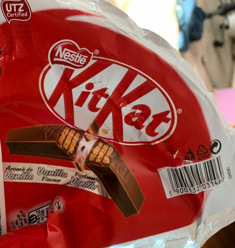 Fotografie - Kit Kat vanilla kornout Nestlé