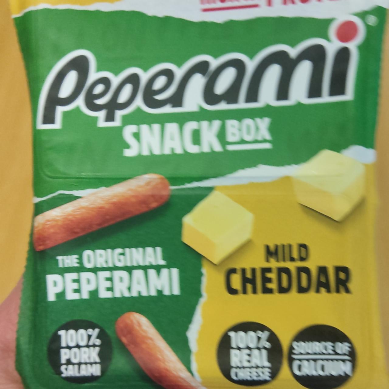 Fotografie - Snack Box The Original Peperami Mild Cheddar Peperami