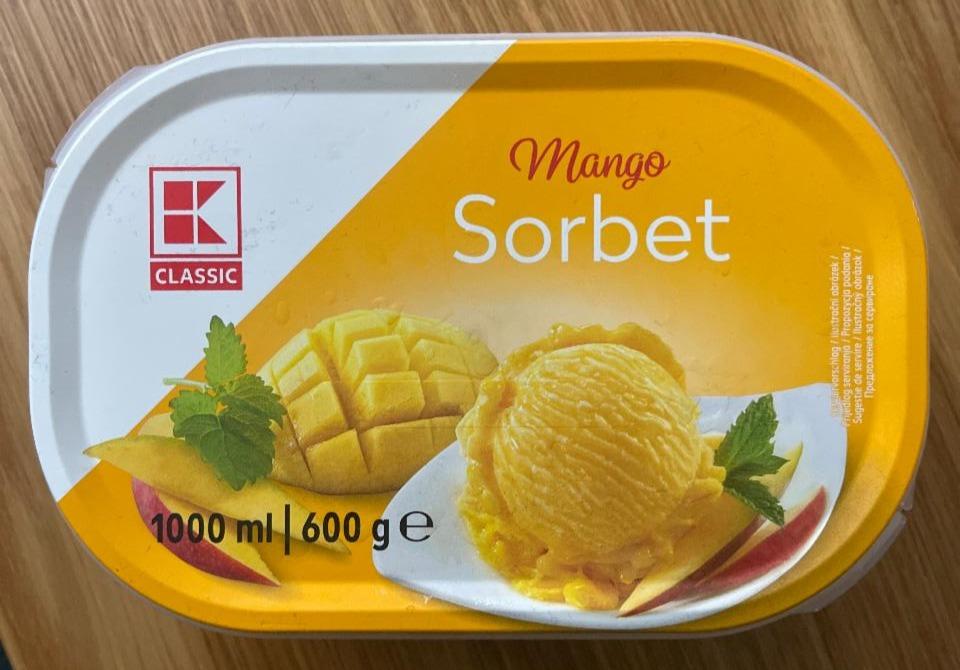 Fotografie - Fruchtiges Sorbet Mango K-Classic