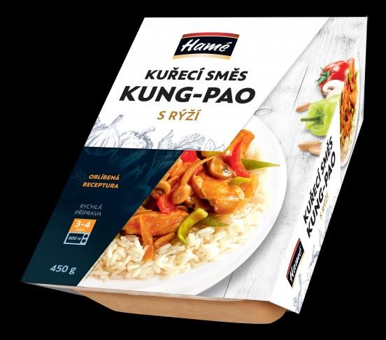 Fotografie - Kuřecí směs kung pao s rýží Hamé