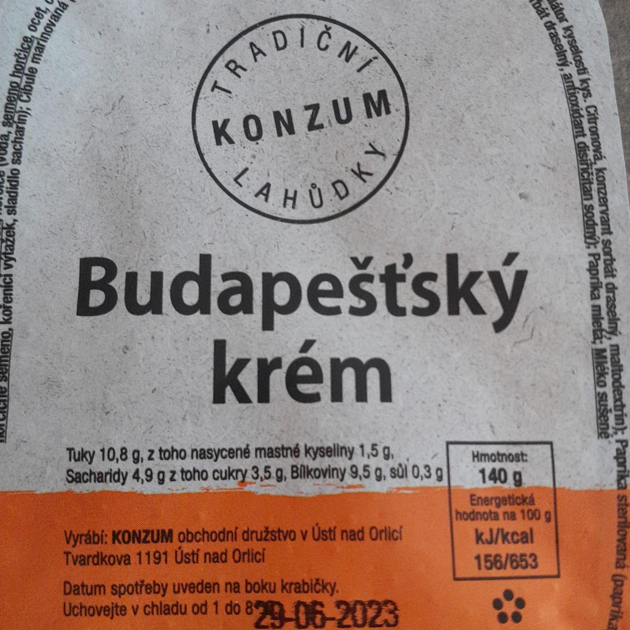 Fotografie - Budapešťský krém Konzum