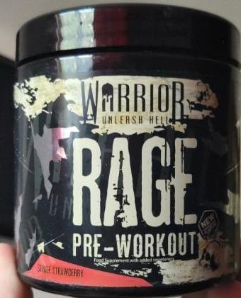 Fotografie - RAGE Pre-Workout Savage strawberry Warrior