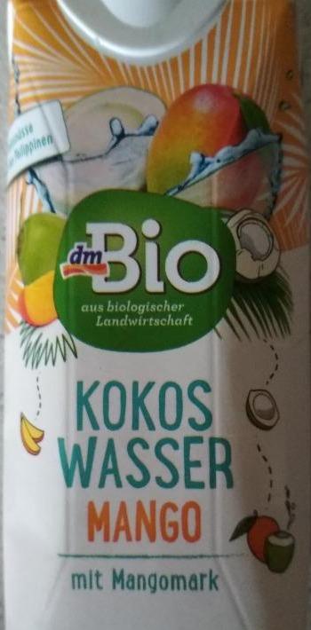 Fotografie - Kokos Wasser Mango dmBio