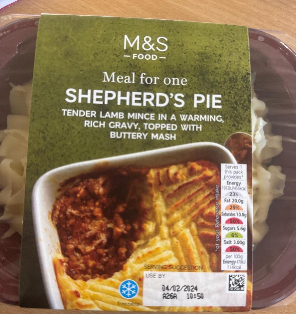 Fotografie - Shepherd's Pie M&S Food