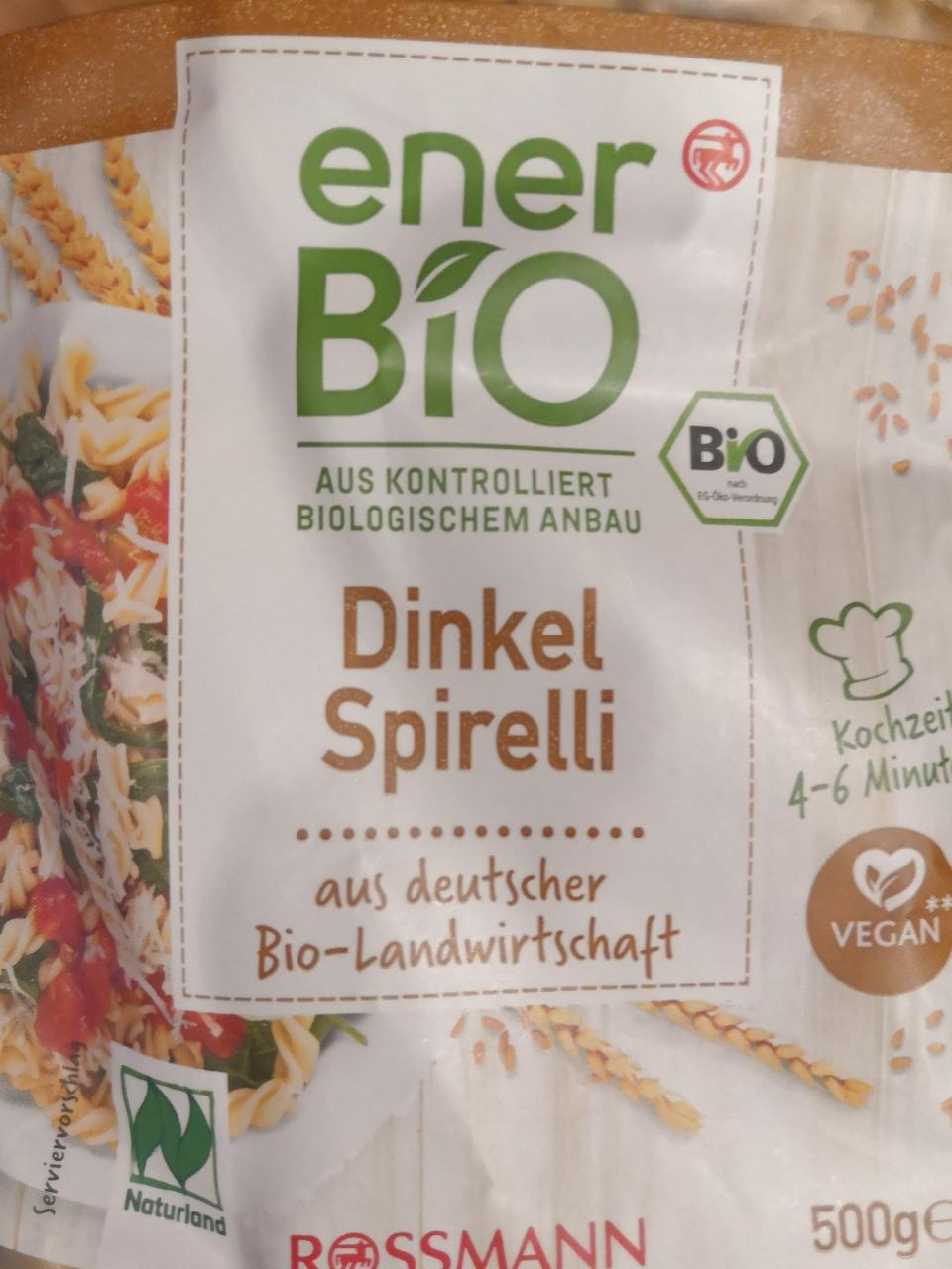 Fotografie - Bio Dinkel Spirelli EnerBio