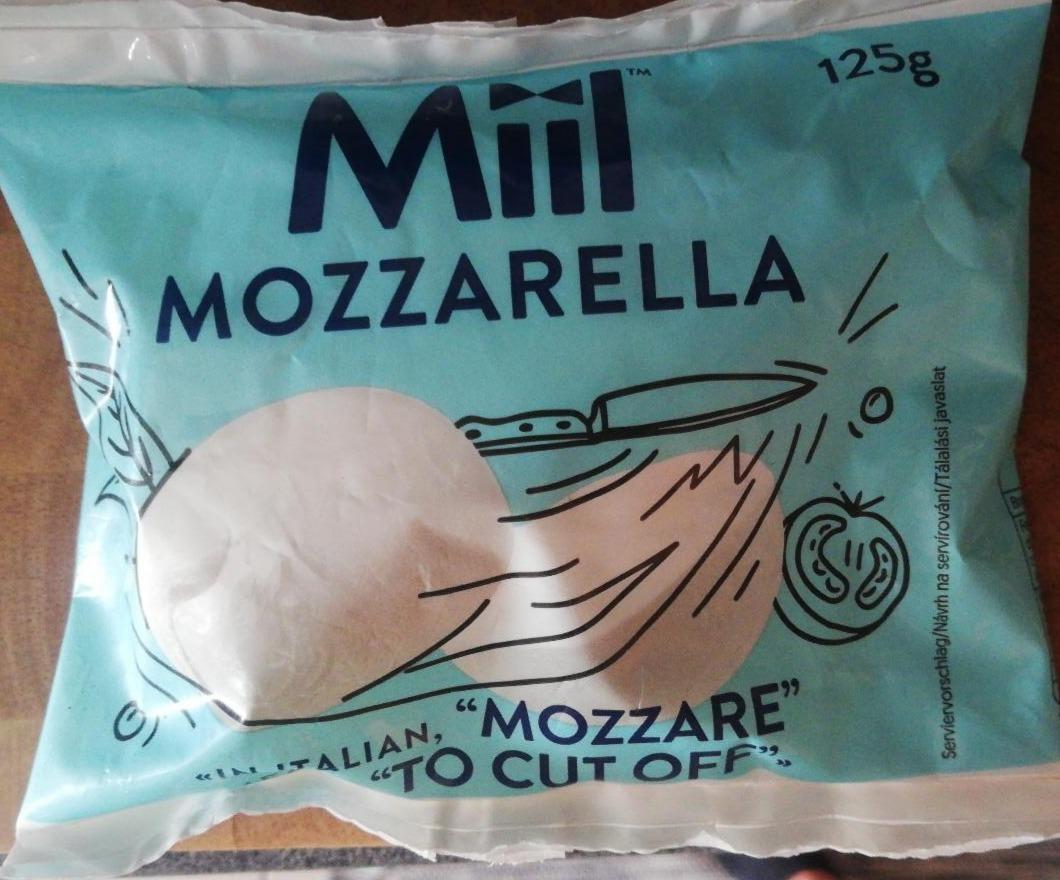 Fotografie - mozzarella Miil