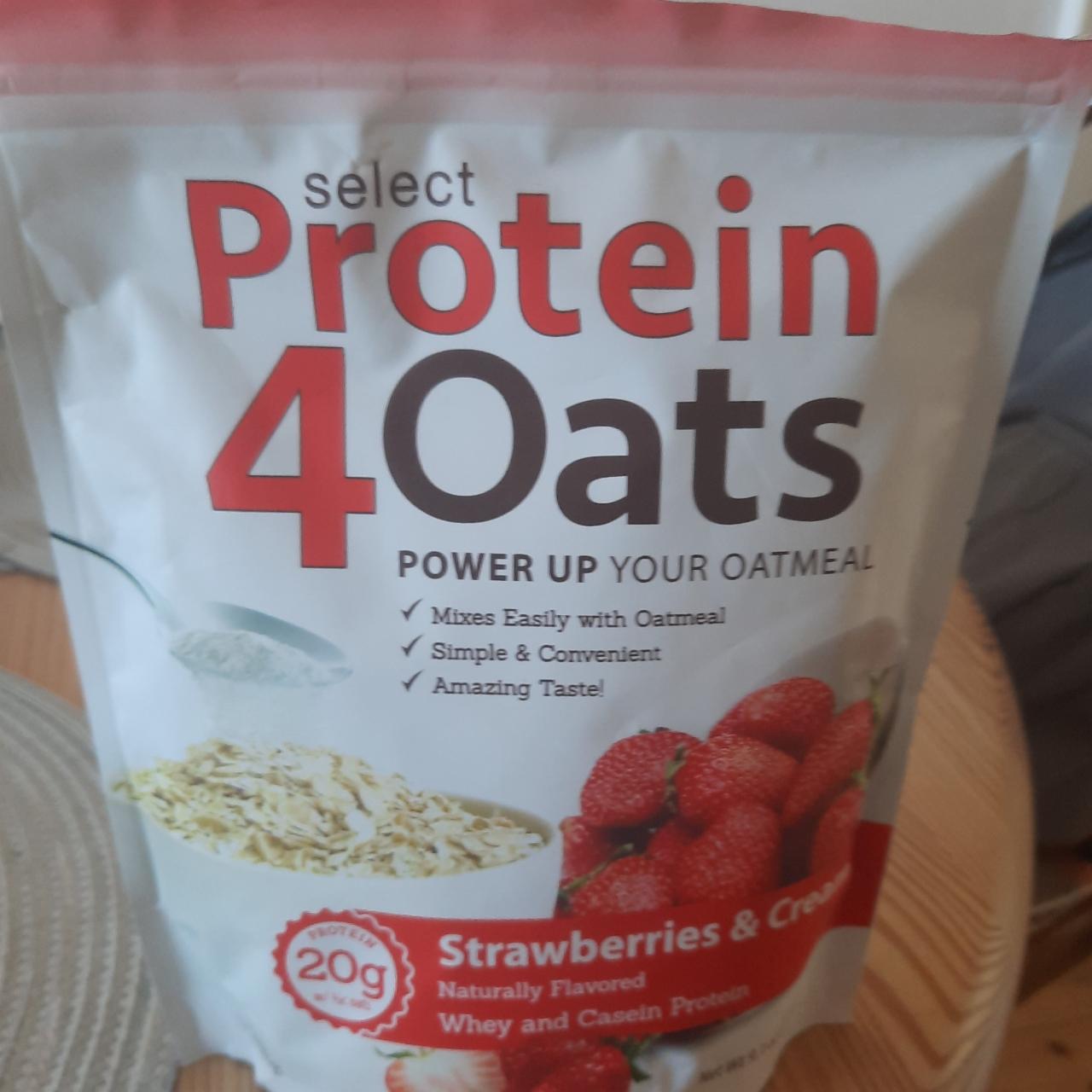 Fotografie - Select Protein 4 Oats Strawberries & Cream PEScience