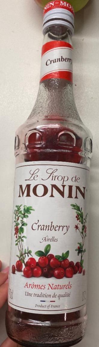 Fotografie - C’ranberry Le Sirup de Monin