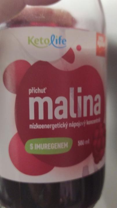 Fotografie - ketodiet malina sirup