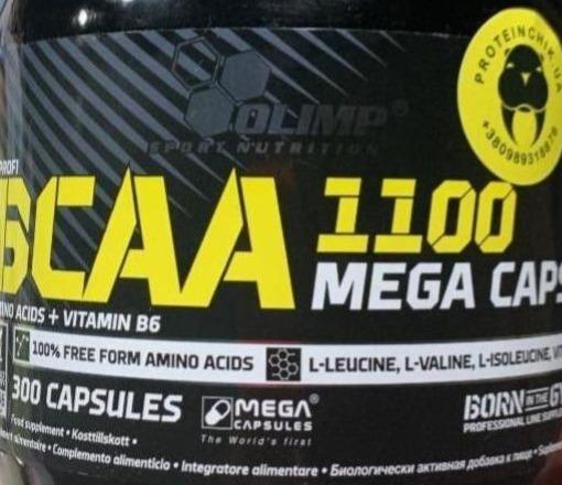 Fotografie - BCAA 1100 mega caps Olimp sport nutrition