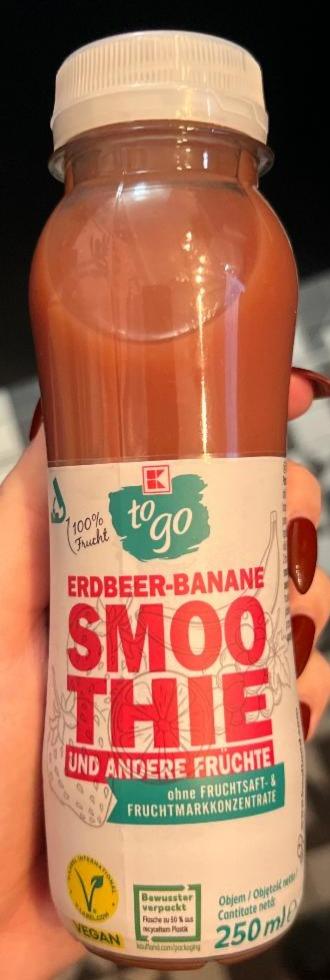 Fotografie - Smoothie Erdbeer-Banane K-to go