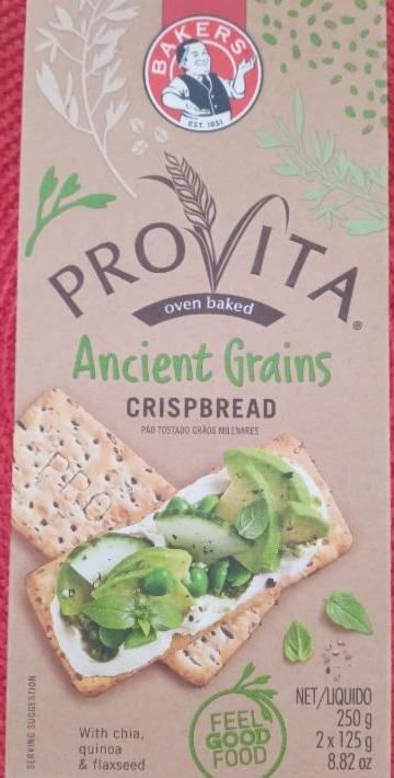 Fotografie - Bakers Provita Ancient Grains Crispbread