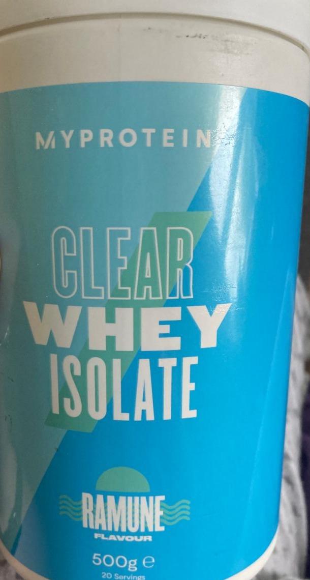 Fotografie - Clear Whey Isolate Ramune MyProtein