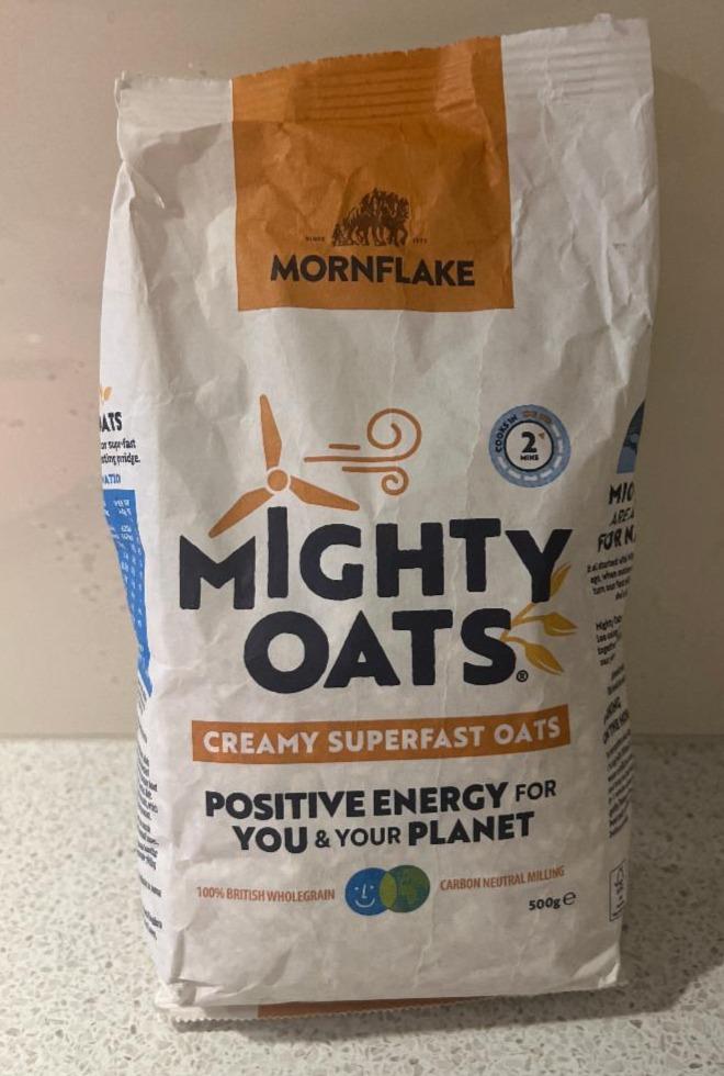 Fotografie - Mighty oats creamy superfast oats Mornflake