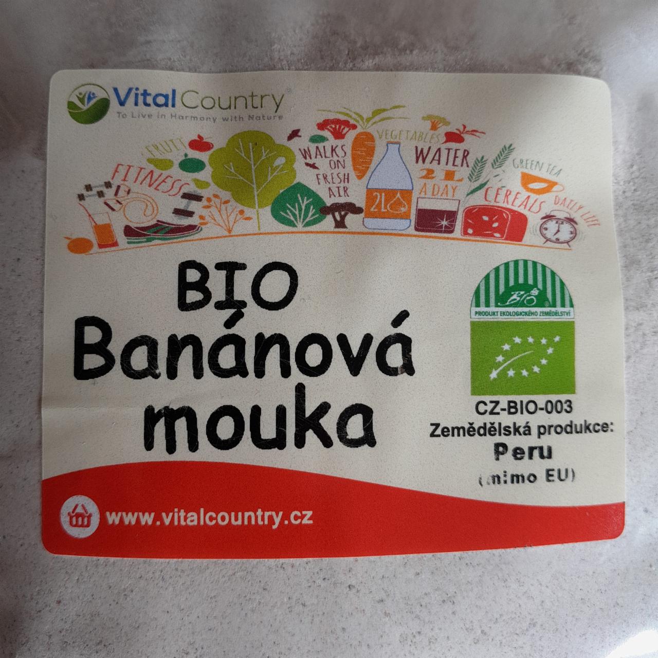 Fotografie - BIO Banánová mouka VitalCountry