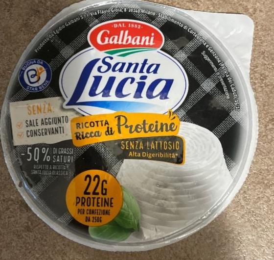 Fotografie - ricotta ricca di proteine senza lattosio Santa Lucia Galbani