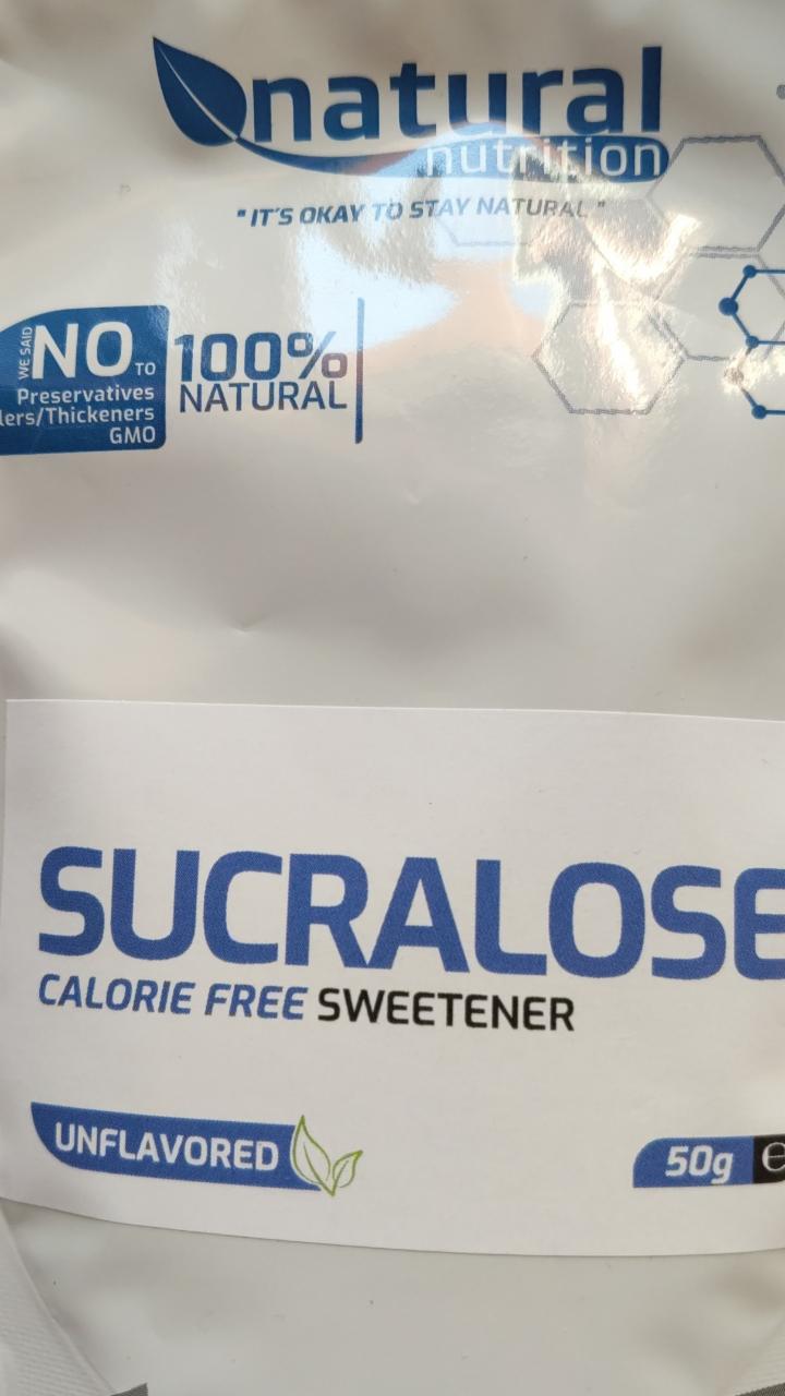 Fotografie - Sucralose unflavored Natural Nutrition