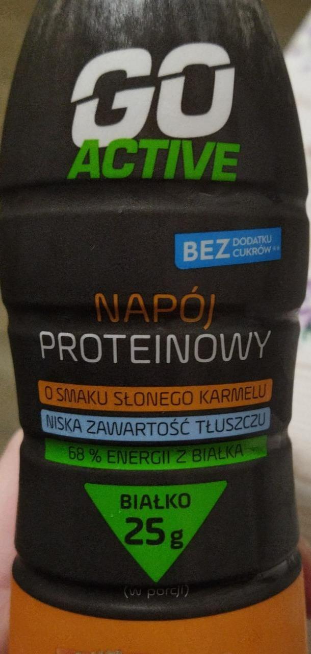 Fotografie - Napój proteinowy o smaku słonego karmerlu Go Active