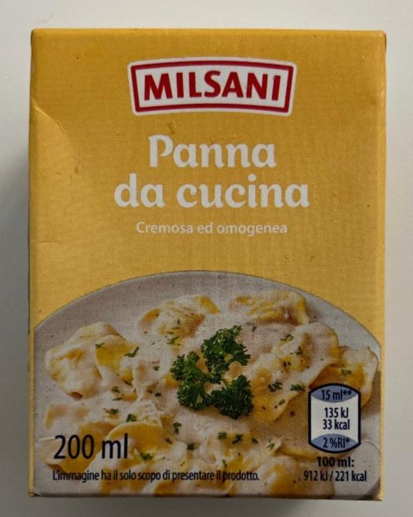 Fotografie - Panna da cucina Cremosa ed Omogenea Milsani