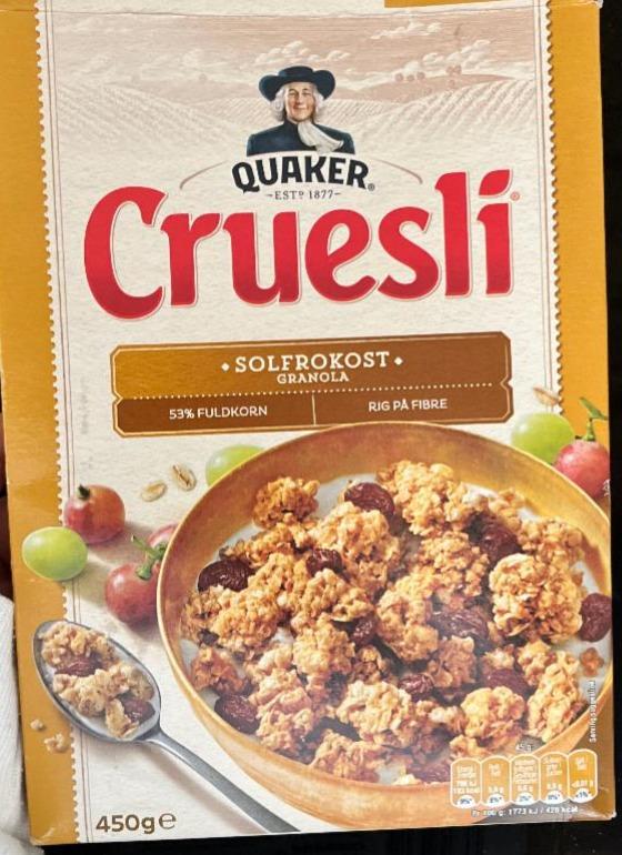 Fotografie - Cruesli Solfrokost Granola Quaker